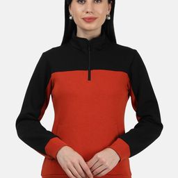 Monte Carlo Women Black Colourblocked Sweatshirt-image-25
