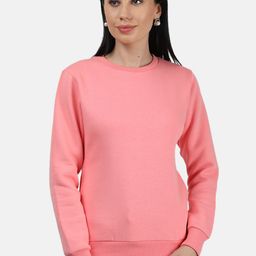 Monte Carlo Women Peach-Coloured Sweatshirt-image-13