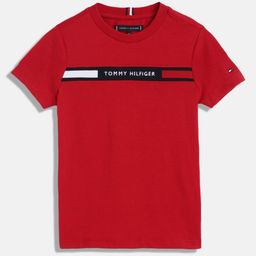 Tommy Hilfiger Boys Typography Printed Round Neck Cotton T-shirt-84