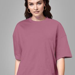 Huetrap Drop-Shoulder Sleeves Round Neck Cotton Boxy T-shirt-image-30