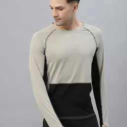 JUMP USA Colourblocked Polo Collar Rapid-Dry Training or Gym T-shirt-picture-49