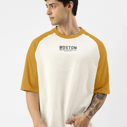 Maniac Typography Printed Raglan Sleeves Cotton Oversized T-shirt-image-37