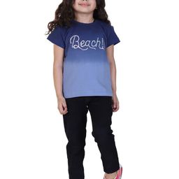 Yellow Apple Girls Typography T-shirt-image-41