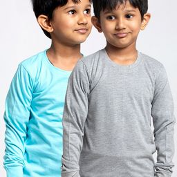 Friskers Boys Pack Of 2 Pure Cotton T-shirts-picture-42