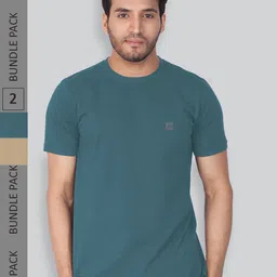 LUX NITRO Pack Of 2 Round Neck Lounge T-shirt-image-70
