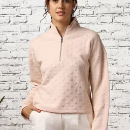 NOBERO Bubble Knit Self Design Quilted Pullover-picture-57