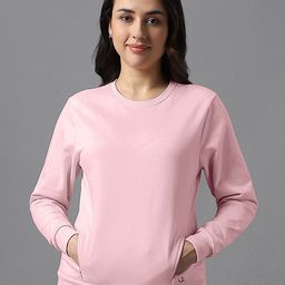 Amante Round Neck Pullover Sweatshirt-image-70