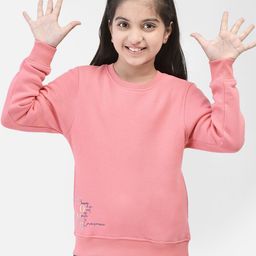 Crimsoune Club Girls Round Neck Pullover Sweatshirt-image-99