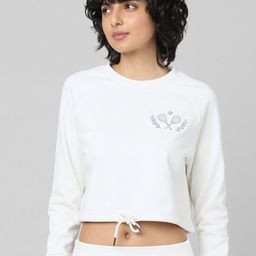 ONLY Round Neck Cotton Sweatshirt-image-39