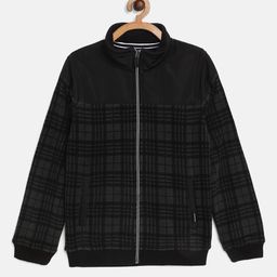 Octave Boys Black Checked Sweatshirt-picture-19