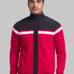 Parx Men Colourblocked Sweatshirt-image-36