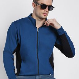 Dennis Lingo Mock Collar Front Open Sweatshirt-image-52