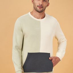 BYFORD by Pantaloons Men Multicoloured Colourblocked Sweatshirt-picture-16