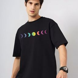 KAIDO Men Printed Drop-Shoulder Sleeves T-shirt-image-97