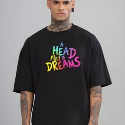 KAIDO Men Printed Drop-Shoulder Sleeves T-shirt-image-47