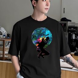 KAIDO Men Printed Drop-Shoulder Sleeves T-shirt-image-44