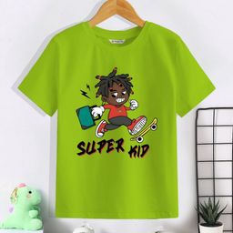 Dagcros Boys Printed Extended Sleeves T-shirt-image-64