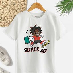 Dagcros Boys Printed Extended Sleeves T-shirt-image-30