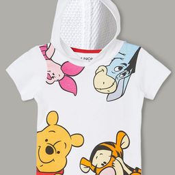 Juniors by Lifestyle Boys Graphic Printed Hooded Cotton T-shirt-36