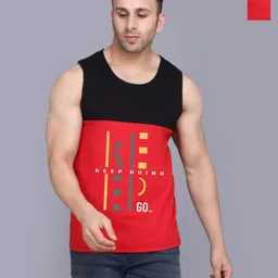 SLOWLORIS Men 2 Printed Pockets Slim Fit T-shirt-image-89