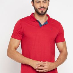 Duke Polo Collar Cotton Slim Fit T-shirt-image-56