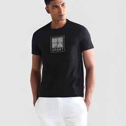 U.S. Polo Assn. Men Brand Logo Printed Round Neck Slim Fit T-shirt-image-99
