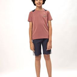 Technosport Boys Colourblocked Round Neck Short Sleeves Double Cool Slim Fit T-shirt-image-87