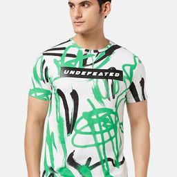 People Men Typography Printed Slim Fit Pure Cotton T-shirt-image-60