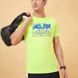Ajile by Pantaloons Men Typography Printed Slim Fit T-shirt-image-77