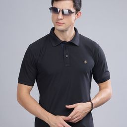 PAUL STREET Polo Collar Moisture Wicking Slim Fit Sports T-Shirt-image-19