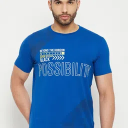 Duke Typography Printed Cotton Slim Fit T-shirt-picture-47