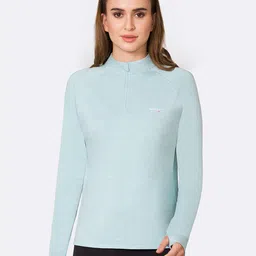 Van Heusen Women High Neck Slim Fit T-shirt-image-98