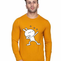 SLOWLORIS Graphic Printed Bio-Wash Pure Cotton Slim Fit T-shirt-image-47