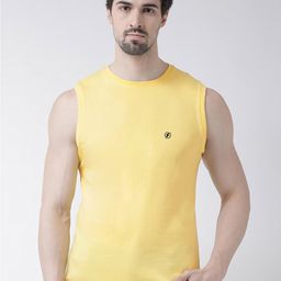 Friskers Round Neck Sleeveless Slim Fit Cotton T-shirt-image-59