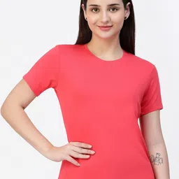 Prag & Co Relaxed Fit Round Neck Cotton T-shirt-image-54