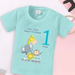 Babywish Kids First Birthday Printed Cotton T-shirt-62