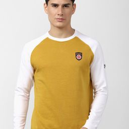 Van Heusen ACADEMY Men Mustard Sweatshirt-image-17