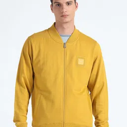 Flying Machine Mock Collar Front-Open Sweatshirt-picture-1