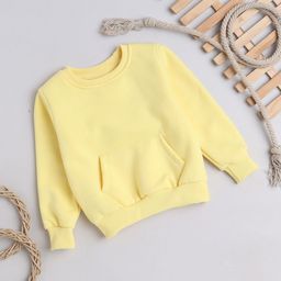 Knitting Doodles Kids Round Neck Fleece Pullover-image-60