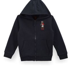 U.S. Polo Assn. Kids Boys Hooded Front Open Sweatshirt-image-42