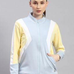 rock.it Colourblocked Mock Collar Front Open Sweatshirt-picture-6