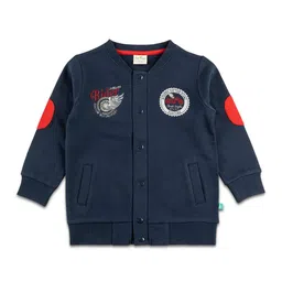 JusCubs Boys Round Neck Front-Open Sweatshirt-image-97