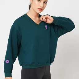BODD ACTIVE V-Neck Long Sleeves Sweatshirt-image-49
