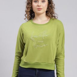 Monte Carlo Typography Embroidered Long Sleeves Sweatshirt-44
