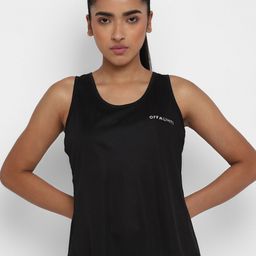 OFF LIMITS Sleevesless Sports T-shirt With Back Slit-21