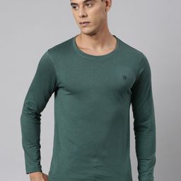 DIXCY SCOTT Round Neck Full Sleeves Brand Logo Tshirt-image-49