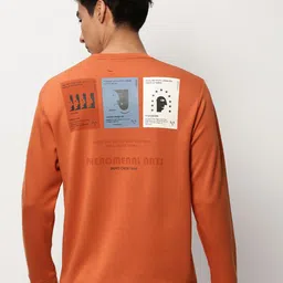 SHOWOFF Typography Printed Cotton Pullover-image-71