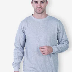 TEEMOODS Round Neck Long Sleeves Fleece Pullover-image-5