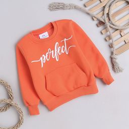 Knitting Doodles Kids Printed Fleece Sweatshirt-image-10
