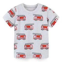 StyleCast Boys Conversational Printed Round Neck Cotton T-shirt-picture-9